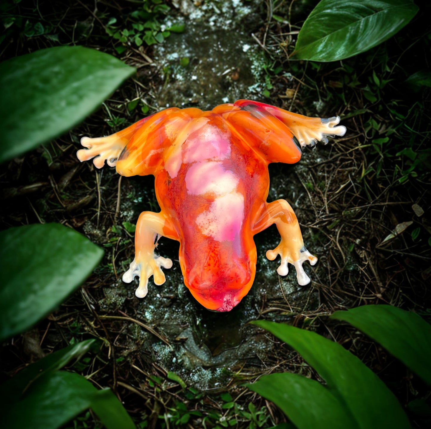 Petri Dish Frog (recycled PLA filament)