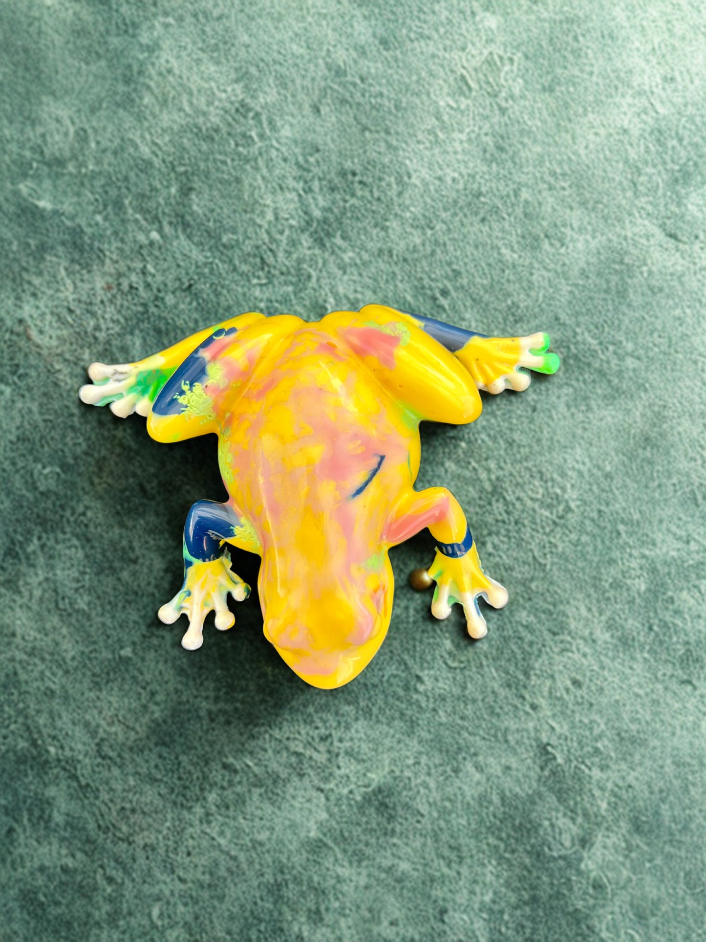 Lemon Bubblegum Frog (recycled PLA filament)