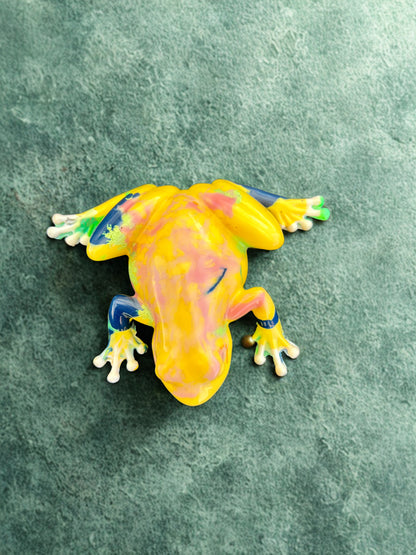 Lemon Bubblegum Frog (recycled PLA filament)
