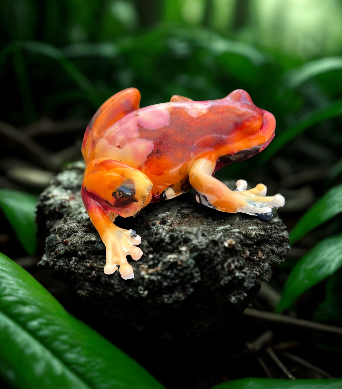 Petri Dish Frog (recycled PLA filament)